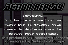 Action Replay: Ultimate Codes Pokemon screenshot 2 for GameBoy Advance